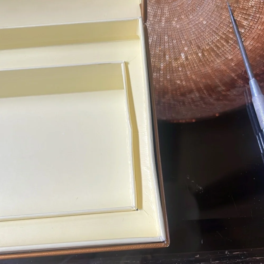 Cristal Empty Champagne Box - Gold